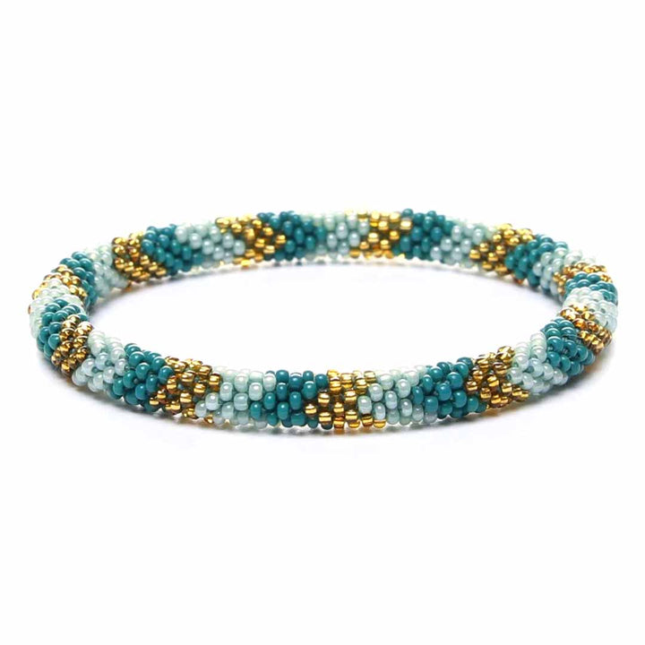 Teal & Gold Canyon Sparkles - 7"