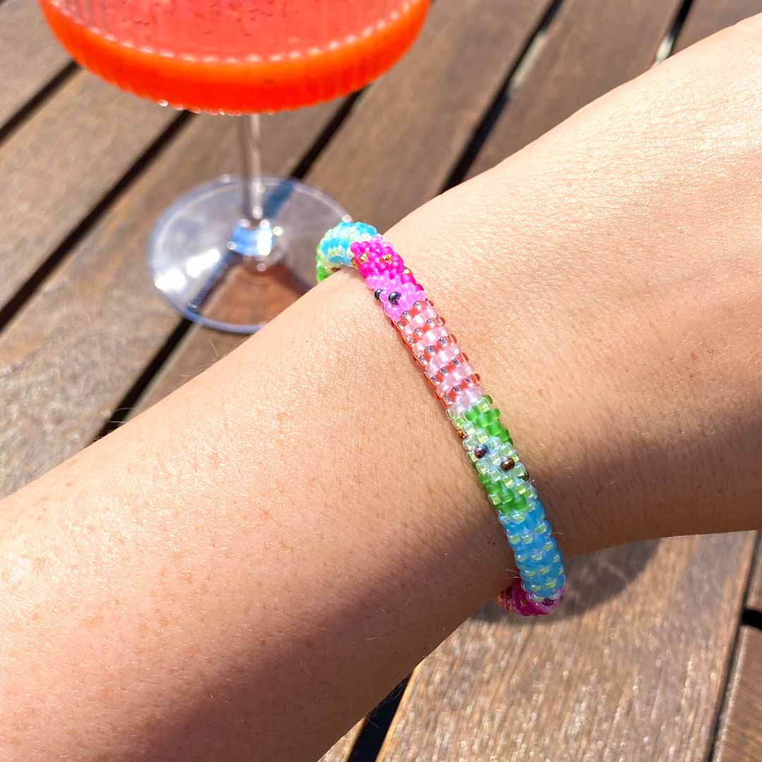 Tropical Cabana Stripe - 7"