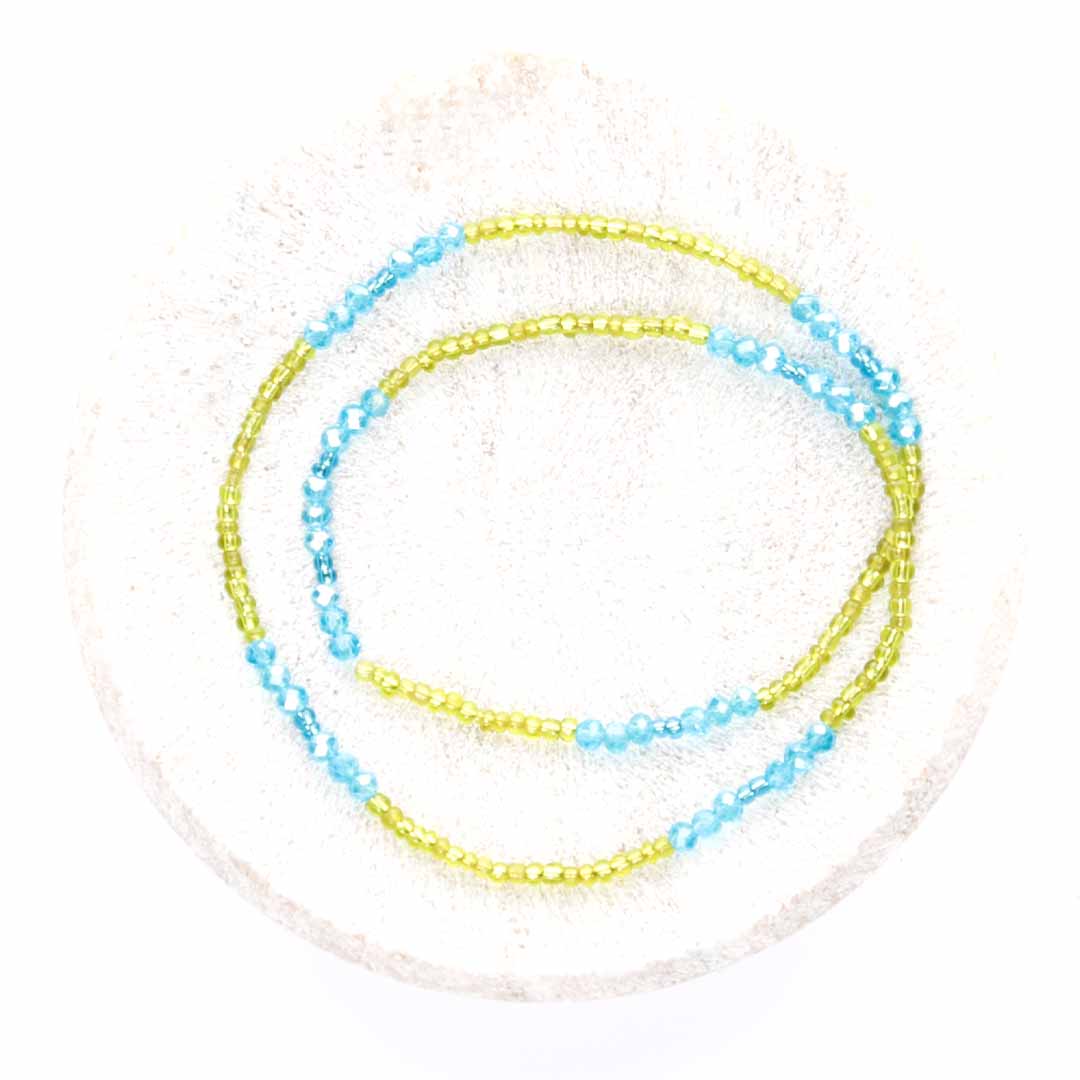 Turks and Caicos Beaded Anklet-1