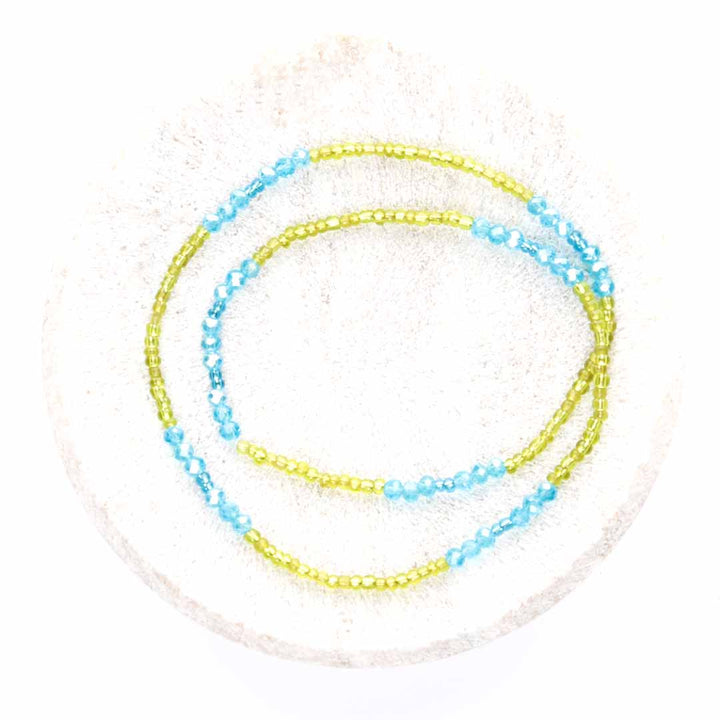 Turks and Caicos Beaded Anklet-1