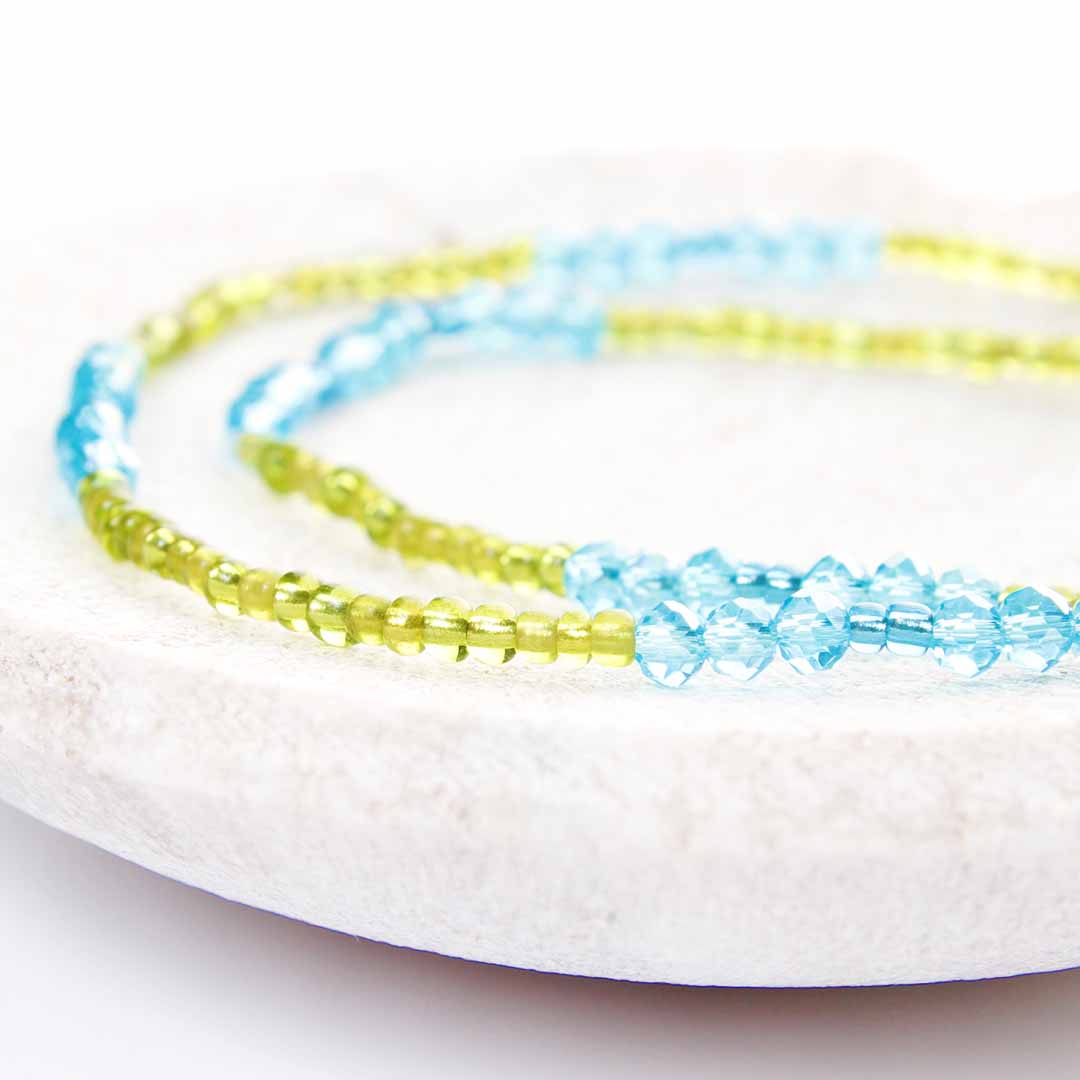 Turks and Caicos Beaded Anklet-2