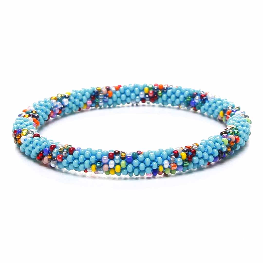 Turquoise Sprinkle Twist - 7"