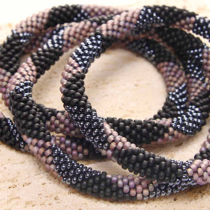 Twilight Mauve Harlequin - 7"