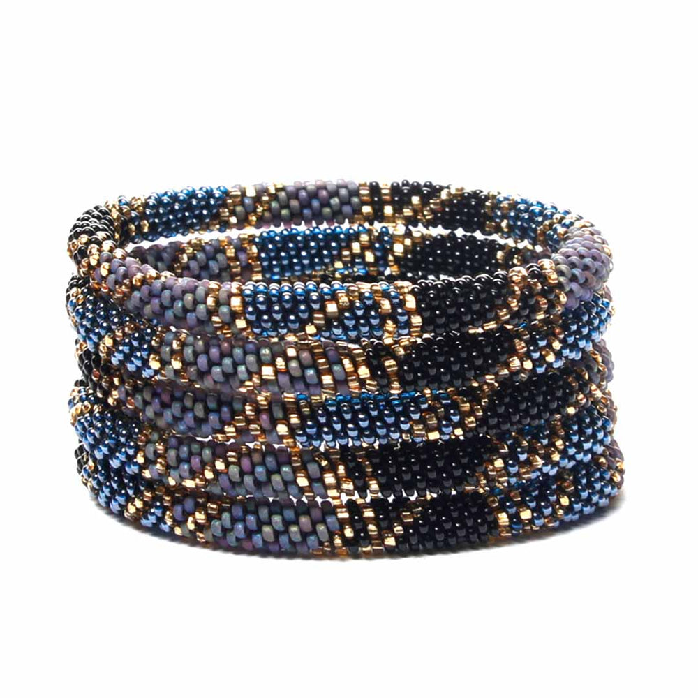 Twilight Noir Beaded Bracelet-1 Stack