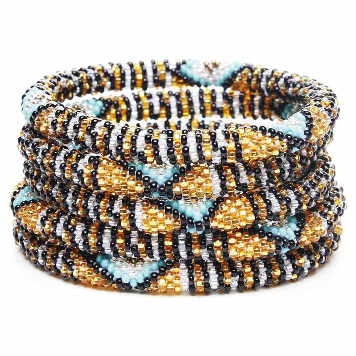 Valley of the Sun Beaded Bracelet STack