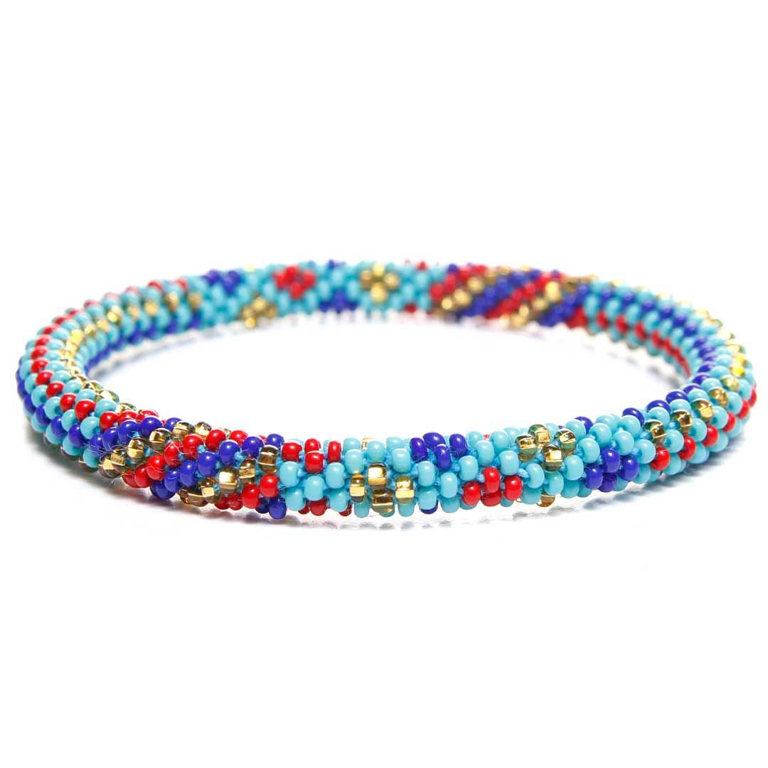 Winter Carnival Beaded Bracelet