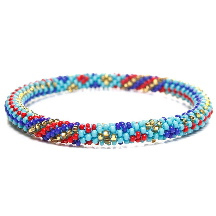 Winter Carnival Beaded Bracelet