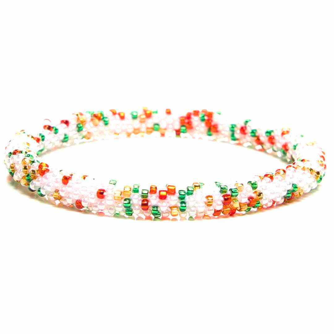 Christmas Confetti I Handmade Beaded Bracelets for Women -Front