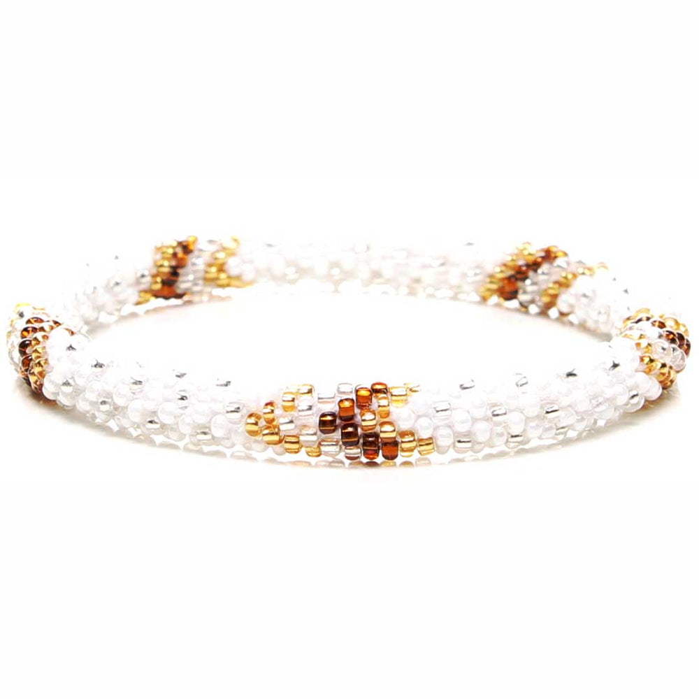 Desert Canyon Snow I Handmade Beaded Bracelets for Women -Front