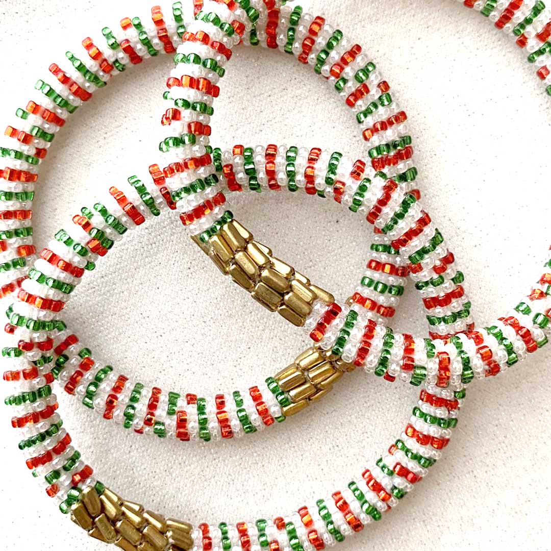 Christmas Pajamas Stripe - 6.5"