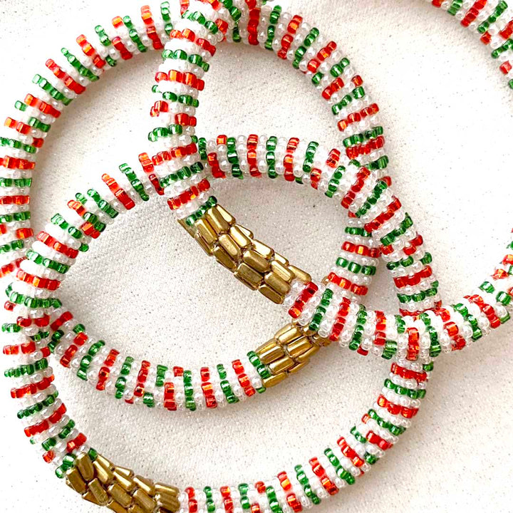 Christmas Pajamas Stripe - 6.5"