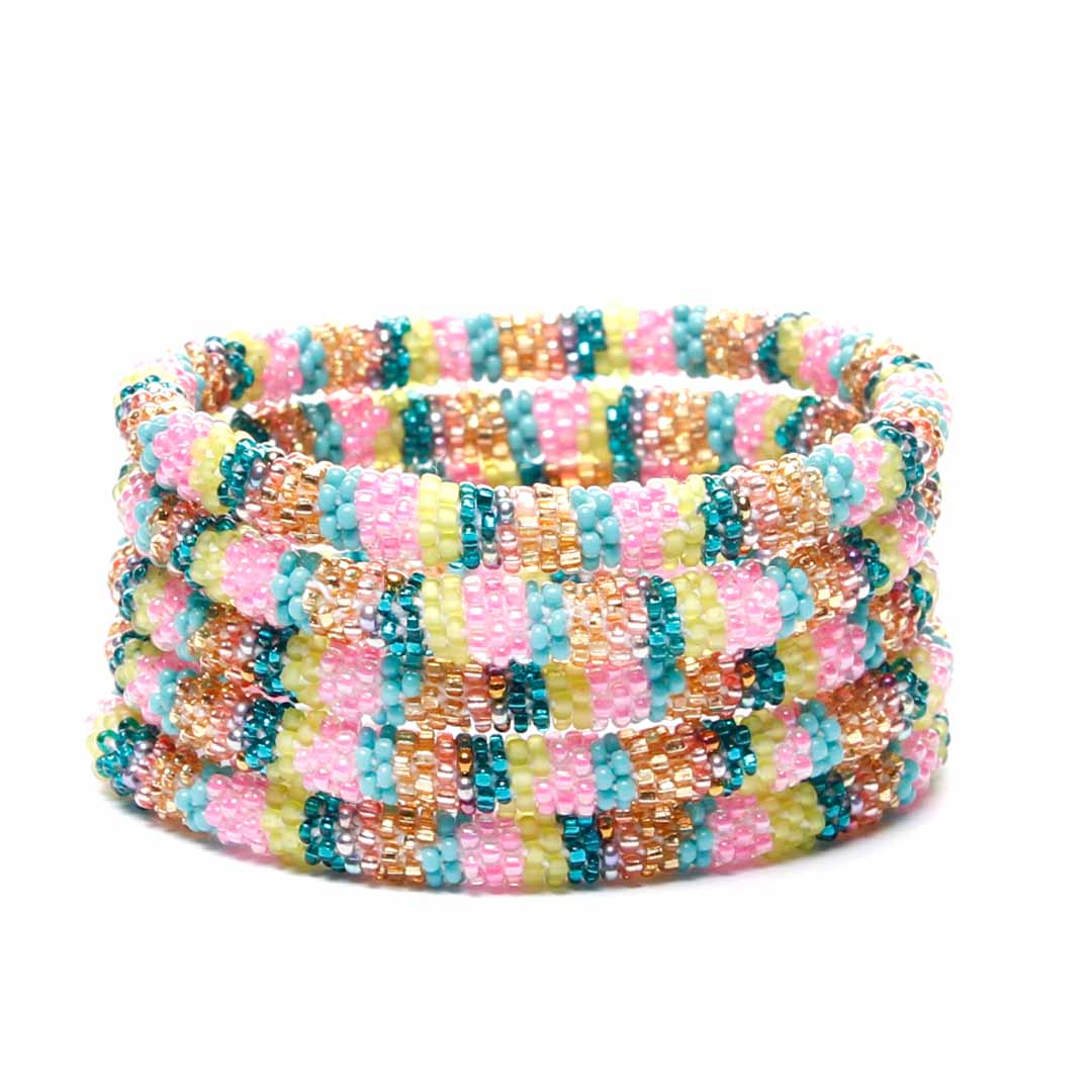 Sparkly Garden Stripe - 7"