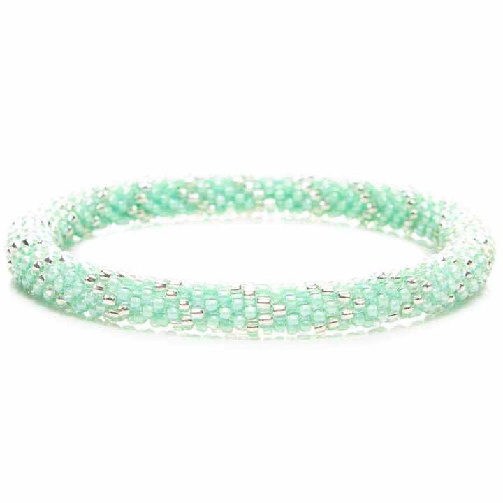 Icy Mint Chevron Stripe - 8"
