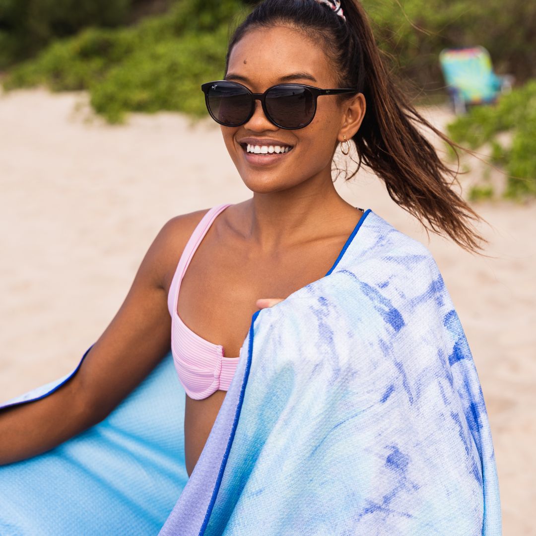 Tie Dye Splash Beach Towel - Cana Capri