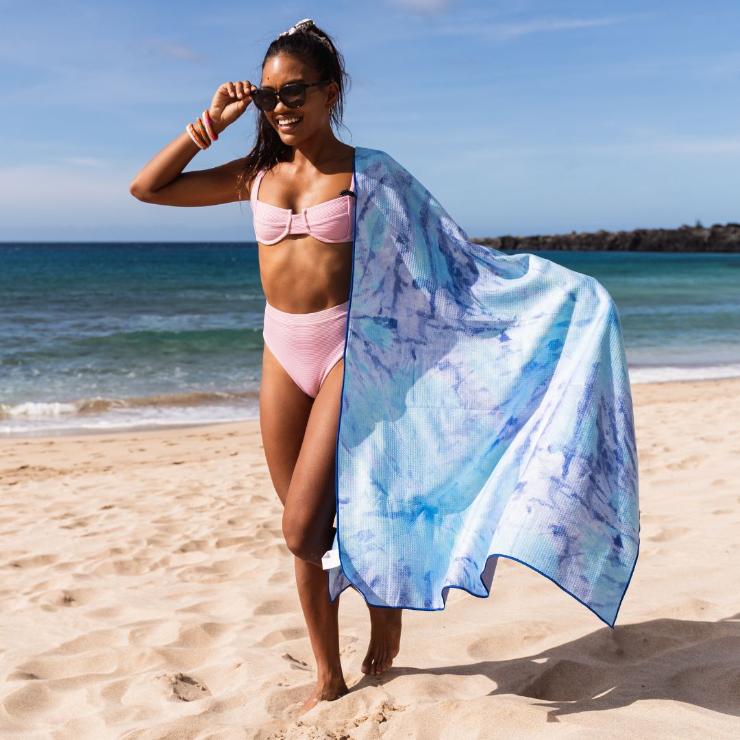 Tie Dye Splash Beach Towel - Cana Capri